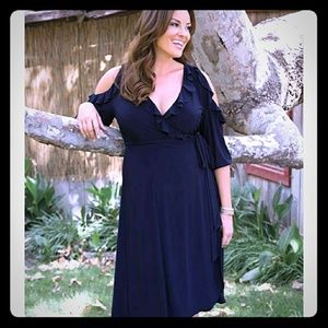 Kiyonna Barcelona Wrap dress
